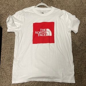 North Face “box logo” t shirt. Size XL